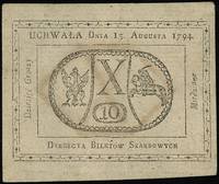 10 groszy miedziane 13.08.1794, Lucow 40 (R1), Miłczak A9a