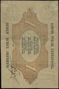 1 rubel srebrem 1866, podpisy A. Kruze i M. Rostafiński, seria 201, numeracja 11909580, Lucow 188 ..
