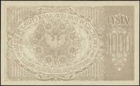 1.000 marek polskich 17.05.1919, seria III-A, numeracja 659353, znak wodny orły i litery B-P, Luco..
