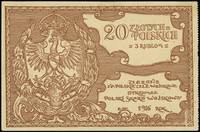 Polski Skarb Wojskowy, 20 złotych = 3 rublom 1916, na polskie cele wojskowe, numeracja 5534, Lucow..