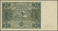 20 złotych 15.07.1947, seria A, numeracja 668154