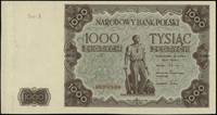 1.000 złotych 15.07.1947, seria A, numeracja 0000000, wzór bez nadruków ani perforacji, Lucow 1233..