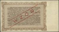 bilet skarbowy na 50.000 złotych 1945, emisja I, seria A, numeracja 000000, po obu stronach ukośny..