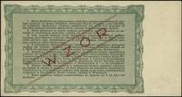 bilet skarbowy na 1.000 złotych 1946, emisja II, seria D, numeracja 000000, po obu stronach ukośny..