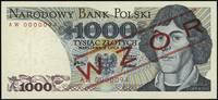 1.000 złotych 2.07.1975, seria AW, numeracja 000