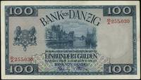 100 guldenów 1.08.1931, seria D/A, numeracja 255030, Miłczak G50a, Ros. 841, rzadkie