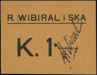 Kraków, R. Wibiral i Spółka, 1 i 2 korony (1919), Podczaski G-179.1a, 2.c, Jabł. 174 i 175, razem ..