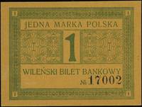 Wilno, Wileński Bank Handlowy, 1, 5, 10 i 20 marek polskich 31.01.1920, Podczaski R-481.1, 2, 3, 4..
