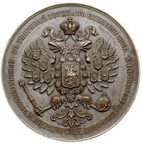 Mikołaj II - medal nagrodowy Cesarskiego Dońsko-Kubańsko-Twerskiego Towarzystwa Gospodarstwa Wiejs..