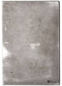 Hoene-Wroński, plakieta sygnowana J AUMILLER 1928 r, srebro pr. 950, 91 x 61 mm, 229.78 g, Strzałk..