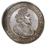 dwutalar 1641, Graz, dwie ostatnie cyfry daty przebite (prawdopodobnie z 1639 roku), srebro 57.94 ..