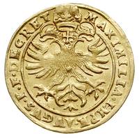 Jan Jakub Khuen von Belasi-Lichtenberg 1560-1586, dwudukat 1569, złoto 6.96 g, Zöttl 541, Probszt ..