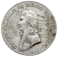 Fryderyk Wilhelm III 1797-1840, talar 1799 A, Berlin, Dav. 2603, Jaeger. 29, v.Schr. 43, na rewers..