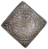 Jan Jerzy I i August 1611-1615, klipa talara 1614 (data chronogramem), srebro 29.01 g, Kahnt 74, S..