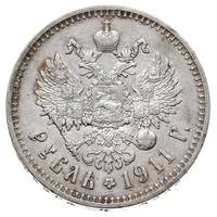 rubel 1911 (Э.Б), Petersburg, Bitkin 65 (R), Kazakov 395, rzadki rocznik