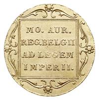 dukat typu niderlandzkiego 1849, Petersburg, złoto 3.47 g, Bitkin 35, Fr. 161, drobne rysy w tle