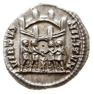argenteus 294, Rzym, Aw: Popiersie cesarza w pra