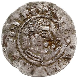 denar, Aw: Głowa biskupa w prawo, HERIMANN, Rw: Świątynia, w otoku [S]CA TRO[IA], 1.06 g, Dbg 308b, Kluge 376