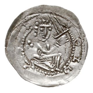 denar jednostronny z lat 1239-1249, mennica Gniezna