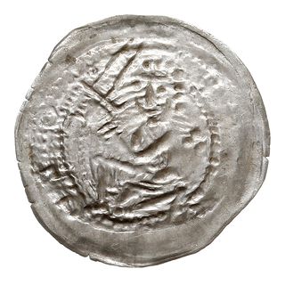 denar jednostronny z lat 1239-1249, mennica Gniezna