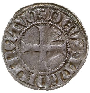 Strzałów (Stralsund), wit (witen), bez daty (przed 1381), Aw: Strzała, Rw: Krzyż ze strzałą w polu, srebro 1.18 g, Dbg. 259, patyna