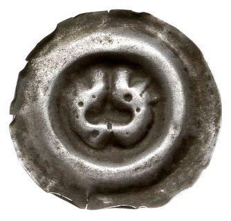 brakteat, Dwa orły skierowane plecami do siebie, srebro 0.35 g, Fbg 816