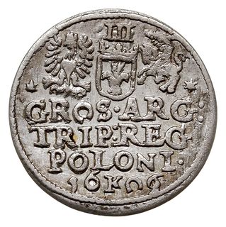 trojak 1606, Kraków, Iger K.06.1.b (R2), T. 4, rzadki, patyna