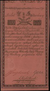 100 złotych polskich 8.06.1794, seria B 18509, z