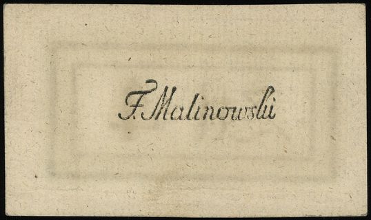 4 złote polskie 4.09.1794, seria 1-O, bez numeracji, na stronie odwrotnej F. Malinowski”, Lucow 43o (R0), Miłczak A11a, pięknie zachowane