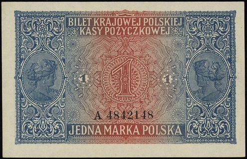 1 marka polska 9.12.1916, jenerał”, seria A 4842