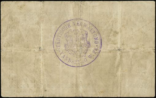 1 i 2 marki 1.09.1914, numeracje 423 i 54, podpi