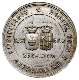 medal na pamiątkę srebrnego wesela 1906, Aw: Dwi
