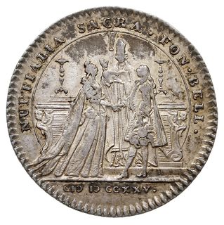 Maria Leszczyńska i Ludwik XV, medal zaślubinowy
