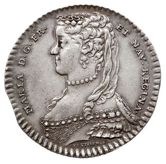 Maria Leszczyńska, królowa Francji, żeton 1729, 
