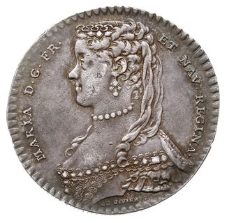 Maria Leszczyńska, królowa Francji, żeton 1731, 