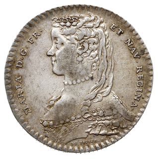 Maria Leszczyńska, królowa Francji, żeton 1739, 