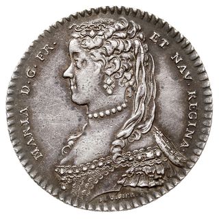 Maria Leszczyńska, królowa Francji, żeton 1743, 