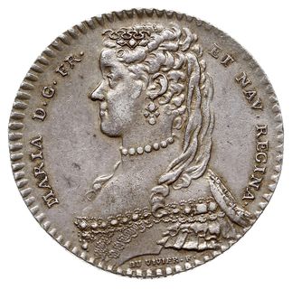 Maria Leszczyńska, królowa Francji, żeton 1745 s