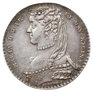 Maria Leszczyńska, królowa Francji, żeton 1747 s
