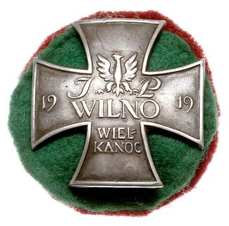 odznaka pamiątkowa Wilno 1919 WIELKANOC, wariant