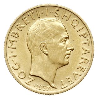 20 franga ari 1937, Rzym, wybite z okazji 25-lec