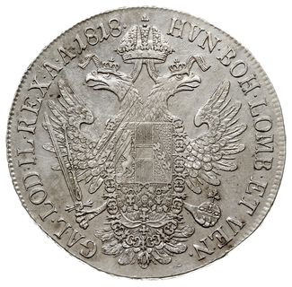 talar 1818 B, Krzemnica, srebro 27.96 g, Dav. 7,