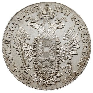 talar 1823 A, Wiedeń, srebro 28.02 g, Dav. 7, He