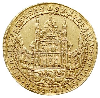 6 dukatów 1655, złoto 20.66 g, odmiana średnicy 36 mm, Fr. 770, Zöttl 1746, Probszt - nie notuje, bardzo rzadkie
