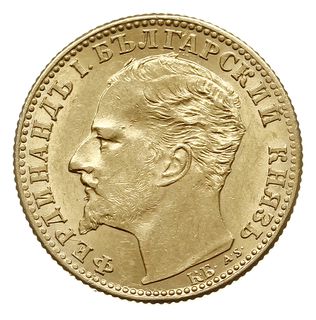 10 lewa 1894, złoto 3.23 g, Fr. 4, bardzo ładnie zachowane