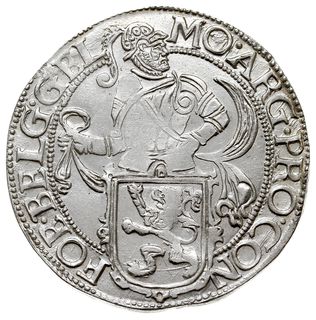 talar lewkowy (Leeuwendaalder) 1641, srebro 26.97 g, Delm. 825, Purmer Ge56, Verk. 11.1, lekko niedobity, ale bardzo ładny, rzadki w tak pięknym stanie zachowania