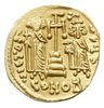 solidus 674-681, Konstantynopol, Aw: Popiersie Konstantyna na wprost, Rw: Herakliusz i Tyberiusz s..