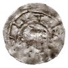 denar, przed rokiem 1025, Aw: Szczyt świątyni, w otoku napis LTM, Rw: Krzyż, w polu cztery kropki,..