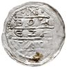 denar, 1157-1173, Aw: Książę siedzący na tronie na wprost Rw: Napis BOL/EZL/AVS w trzech liniach, ..