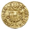 goldgulden (1411), Buda, Aw: Tarcza herbowa, Rw: Św. Ładysław, po bokach O i K z krzyżem, złoto 3...